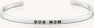 Mantra Dog Mom bracelet in Silver at Nordstrom
