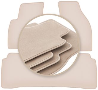 OEM Alfombrillas Beige Premium Para Hyundai Santafe I Suv 2000-2006
