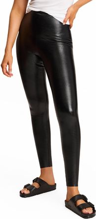 Commando Perfect Control Faux Leather Legging Medium Black