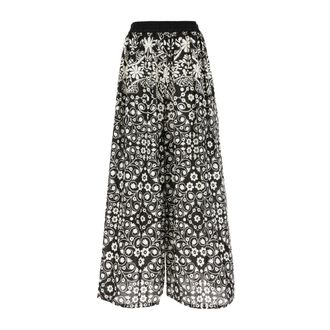 Max Mara Wide Trousers, female, Multicolor, Size: 2XS Wide Trousers