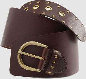 Levi's Buckle Up Wide Belt - Donna - L - Marrone / Chocolate Martini