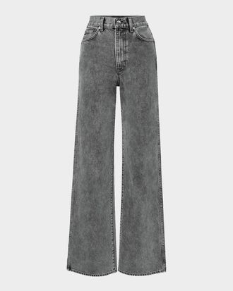 Veronica Beard Taylor Wide-Leg Jeans