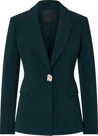 Liu Jo Jersey Ottoman Blazer - Dames - Jassen - Groen - Maat: L Jersey