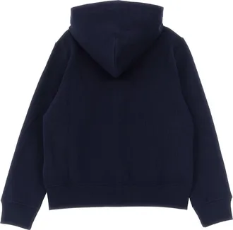 Polo Ralph Lauren Logo-Embroidered Cotton Hoodie - Navy