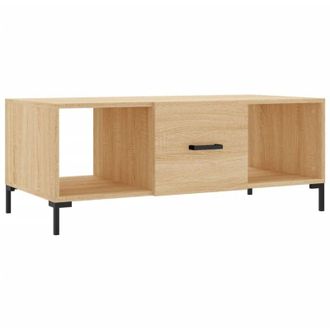 vidaXL Vidaxl - Mesa De Centro Madera Contrachapada Roble Sonoma 102x50x40 Cm