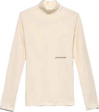 Hinnominate Turtlenck Trui In Bi-Elastische Lange Mouwen Met Print