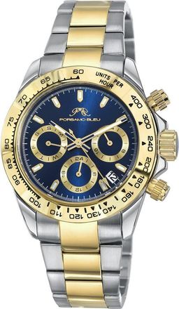 Porsamo Bleu Alexis Multi-Function Bracelet Watch, 37mm in Two-Tone-Blue at Nordstrom Rack
