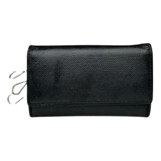 Dior Vintage, unisex, Zwart, ONE Size, Leer, Pre-owned Leren Sleutelhouder