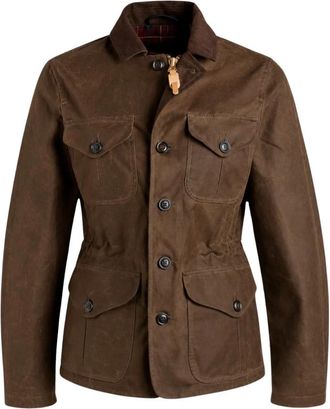 Manifattura Ceccarelli Alligator Jacket - Dames - Zomerjassen - Bruin - M - Jassen