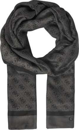 Guess Stijlvolle Bedrukte Polyester Sjaal - Dames - Sjaals - Grijs - ONE Size - Polyester - Accessoires