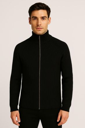 Jack & Jones Plus Size Strickjacke »JJPANNEL KNIT ZIP CARDIGAN AW25 PLS«