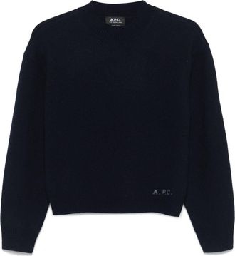 A.P.C. Esther sweater - women - Virgin Wool - S - Blue