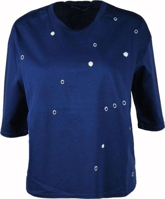 Suzusan Cotton T-shirt - Blue