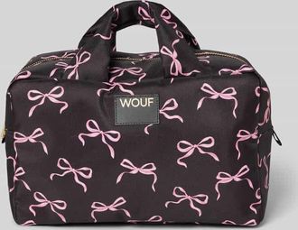 Wouf Kulturtasche mit Logo-Patch Modell Juliette in Black, Größe 1