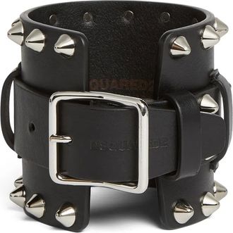 Dsquared2 Bracciale con borchie - Nero