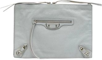 Balenciaga Pre-owned Clutches, female, Gray, Size: ONE SIZE Pre-owned Vintage Clutch