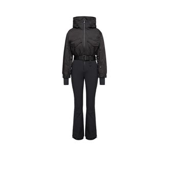 Moncler Moncler Hooded Insulated Ski Suit, Women, Black, Size: S