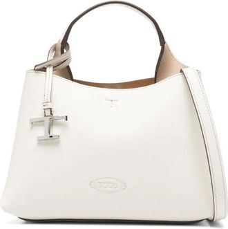 Tod's White Leather Micro Tote