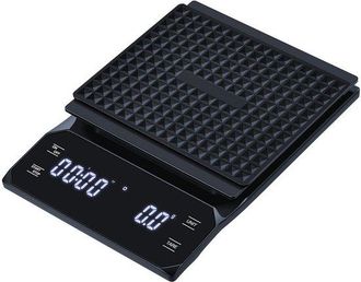 No Brand Balanza Digital Para Caf&eacute; Con Temporizador Y Base Antideslizante (0,1 G-3 Kg) - Recargable O A Pilas, Precisi&oacute;n De 0,1 G, Ideal Para Caf&eacute; De Filtro Y 