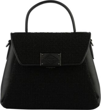 Pourchet Handbags - Dames - Handtassen - Zwart - ONE Size - Leer - Tassen