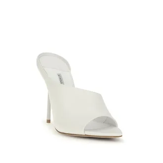 Le Silla Womens Futura Heel Sandal White Calf Leather Bos