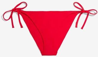 Calvin Klein String Side Tie Monogram Bikini Bottom