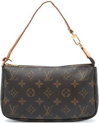 Louis Vuitton Pre-owned Shoulder Bags, female, Brown, Size: ONE SIZE Pre-owned Vintage Shoulder Bag