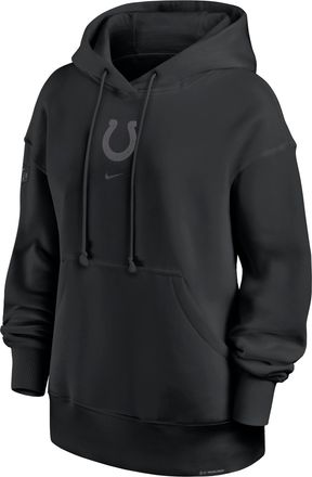 Nike Indianapolis Colts Rivalries Collection Phoenix Nike Womens NFL Oversized Pullover Hoodie in Black | 01N500A98-JU8