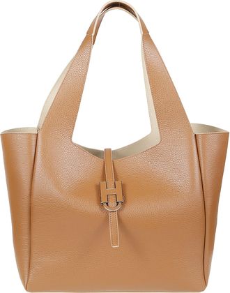 Hogan H01X H Shopping Calf Leather Tote Bag