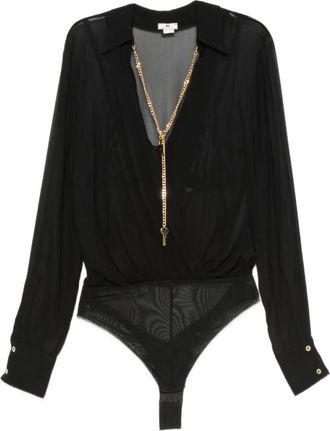 Elisabetta Franchi Mujer, Camisetas, Negro, Talla: XS