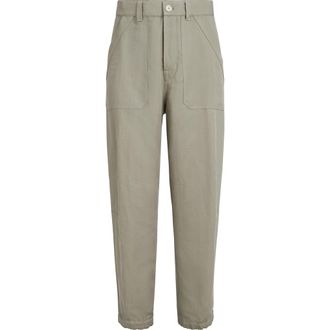 Brunello Cucinelli Drill trousers in Khaki at Nordstrom, Size 44 It