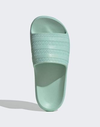 adidas Originals Adilette Ayoon - Sliders color verde cenere e crema