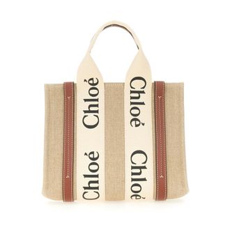 Chlo&eacute; Bolso tote peque&ntilde;o Woody - Bags - Mujer - Beige - ONE SIZE