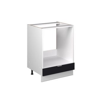Vicco Armario Para Horno Empotrado Fame-line, Rayas Negras, 60 Cm Sin Encimera