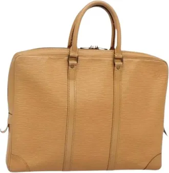 Louis Vuitton Pre-owned Handbags, female, Beige, Size: ONE SIZE Pre-owned Vintage Epi Business Bag