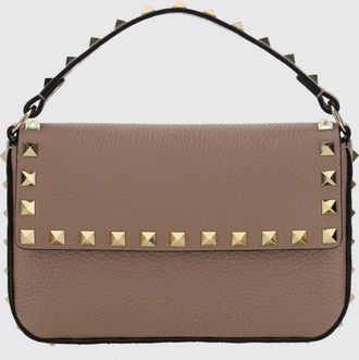 Valentino Garavani Borsa a mano mini Rockstud in pelle di vitello con borchie