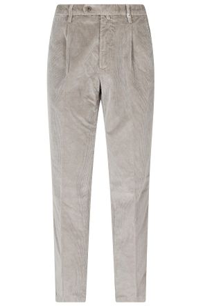 Myths Sand 1 Pinces Corduroy Straight-Leg Pants