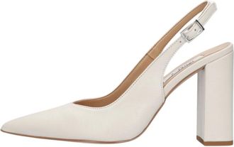 Notre-V Schoenen, Dames, Wit, 40 EU, Leer, Pumps 27113