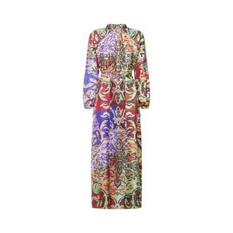 Pierre-Louis Mascia Maxi Dresses, female, Multicolor, Size: XS Aloe Dress