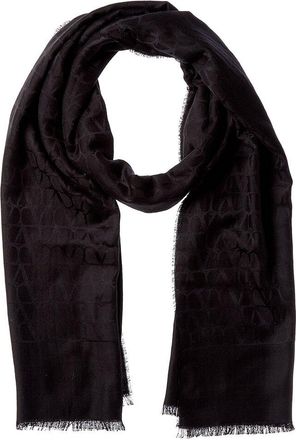 Valentino Silk & Wool-Blend Stole