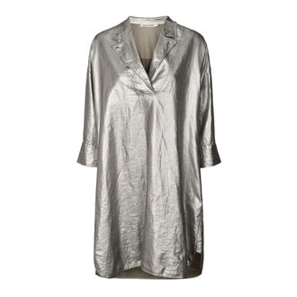 Rabens Saloner Silver Kaftan with ¾ Sleeves