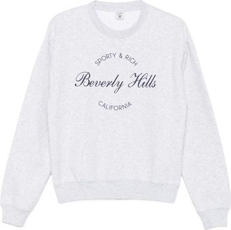 Sporty & Rich Beverly Hills Logo-print Sweater
