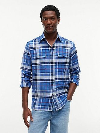 Tommy Hilfiger Relaxed Fit Brushed Check Shirt