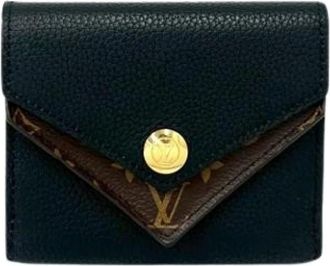 Louis Vuitton Pre-owned Wallets, female, Black, Size: ONE SIZE Pre-owned Vintage Tri-fold Wallet