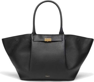 DeMellier New York Leather East/West Tote in Black at Nordstrom