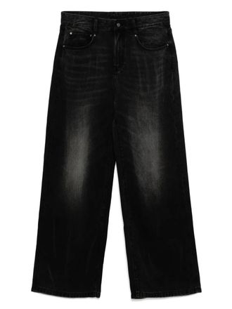 JNBY Broek met wijde pijpen - Zwart