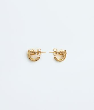 Bottega Veneta Knot Earrings - Gold - Women