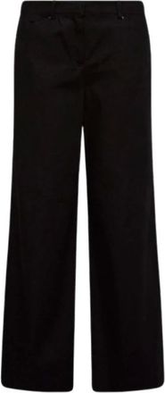 Marella Dames, Broeken, Zwart, Maat: M