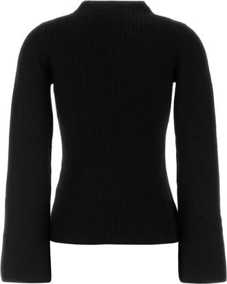 Le Kasha Womens Utah Sweater Black Organic Cashmere