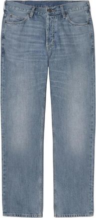 Carhartt Work in Progress Marlow Pant Worn Bleached - Heren - Regular Fit Jeans - Blauw - W32 - Katoen - Jeans